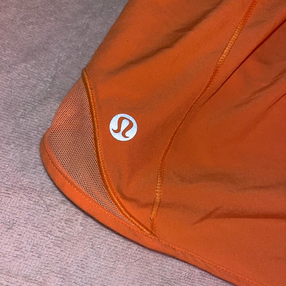 Orange Athletic Shorts - Picture 4 of 5